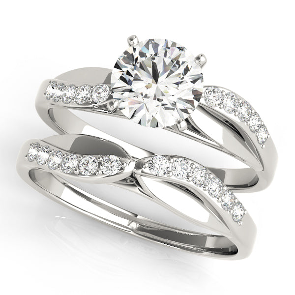 Bypass Peg Head Engagement Ring