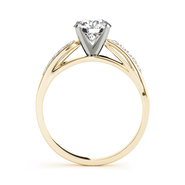 Bypass Peg Head Engagement Ring