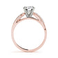 Bypass Peg Head Engagement Ring