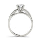 Bypass Peg Head Engagement Ring