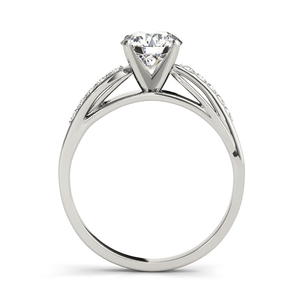 Bypass Peg Head Engagement Ring