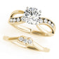Channel Set Bypass Peg Head Engagement Ring