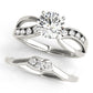 Channel Set Bypass Peg Head Engagement Ring