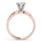 Channel Set Bypass Peg Head Engagement Ring