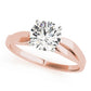 Solitaire Peg Head Engagement Ring