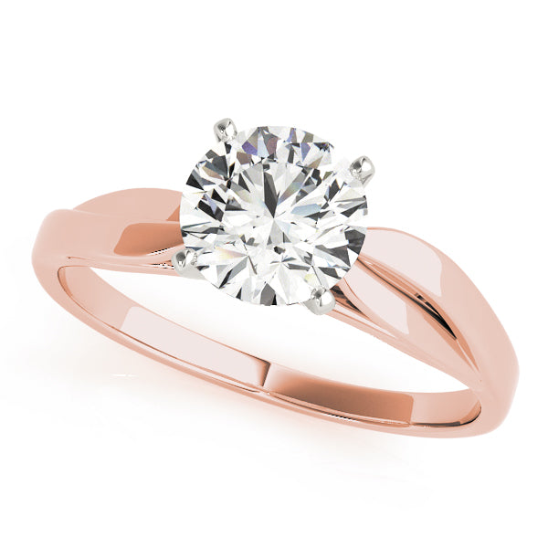 Solitaire Peg Head Engagement Ring