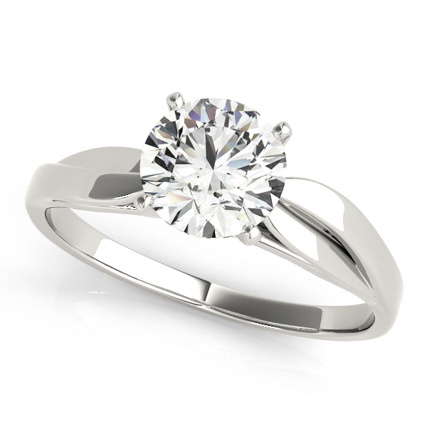 Solitaire Peg Head Engagement Ring