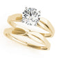 Solitaire Peg Head Engagement Ring