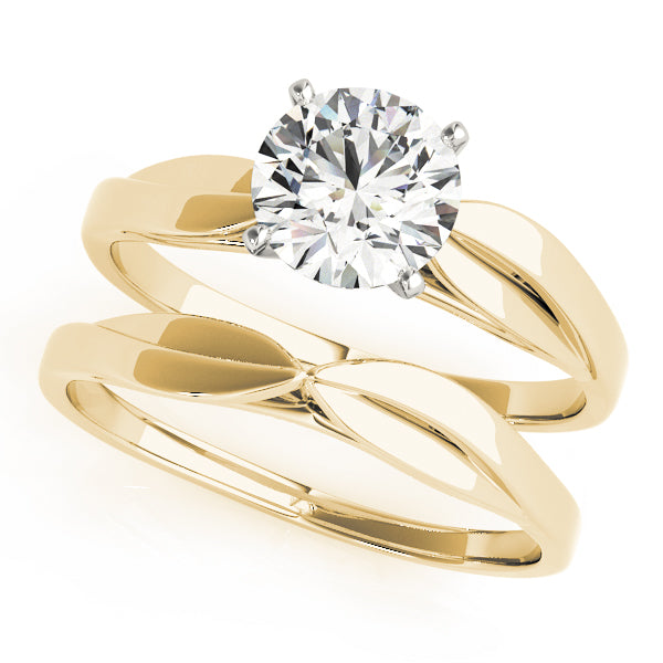 Solitaire Peg Head Engagement Ring