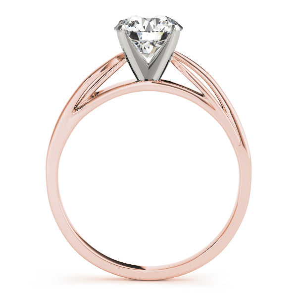 Solitaire Peg Head Engagement Ring