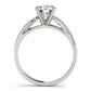 Solitaire Peg Head Engagement Ring