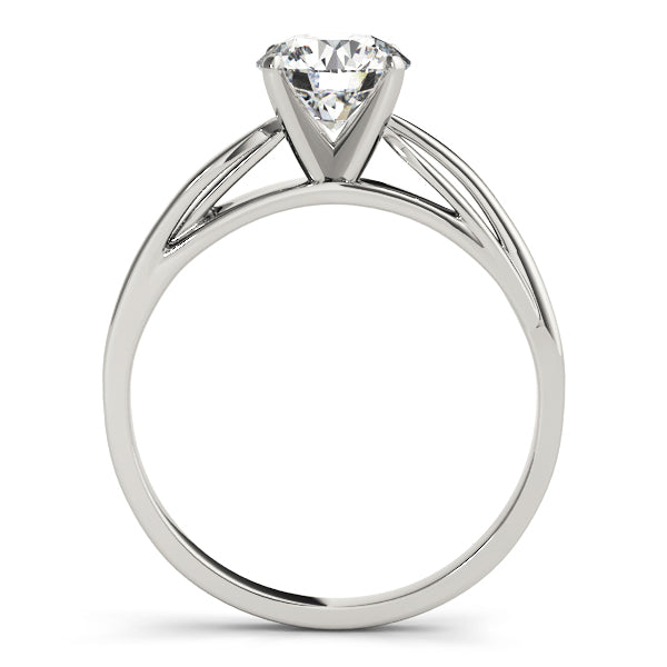 Solitaire Peg Head Engagement Ring