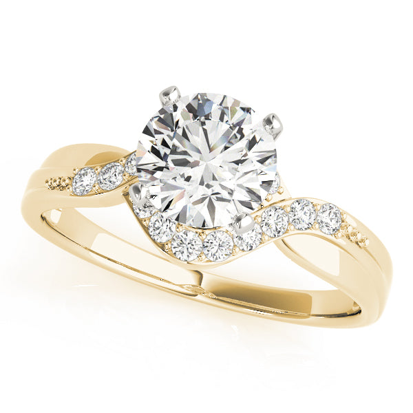 Bypass Peg Head Engagement Ring