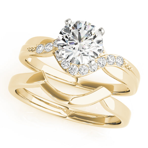 Bypass Peg Head Engagement Ring