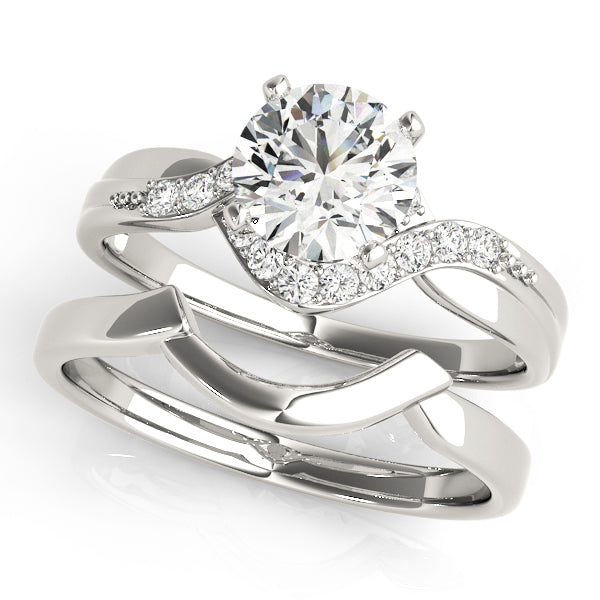 Bypass Peg Head Engagement Ring