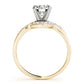 Bypass Peg Head Engagement Ring