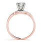 Bypass Peg Head Engagement Ring