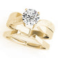 Twisted Textured Solitaire Engagement Ring