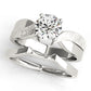 Twisted Textured Solitaire Engagement Ring
