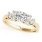 Cluster Side Trellis Engagement Ring