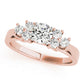 Cluster Side Trellis Engagement Ring