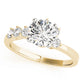 Bypass Peg Head Engagement Ring