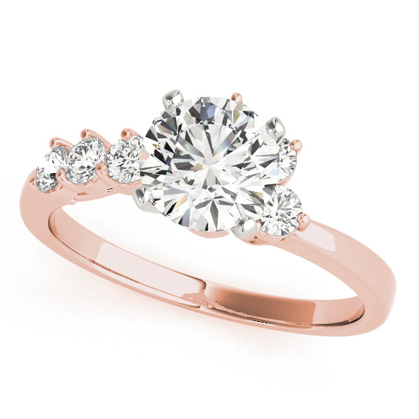 Bypass Peg Head Engagement Ring