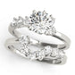 Bypass Peg Head Engagement Ring