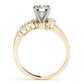 Bypass Peg Head Engagement Ring