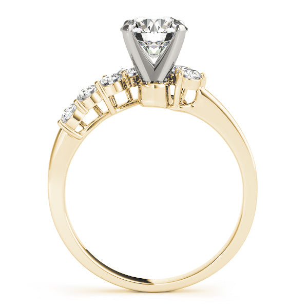 Bypass Peg Head Engagement Ring