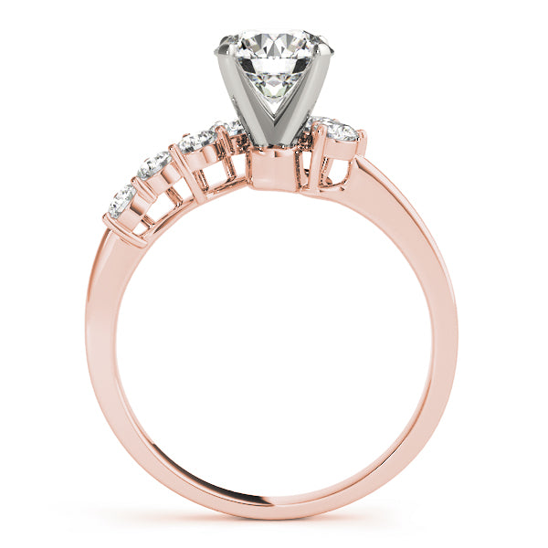 Bypass Peg Head Engagement Ring