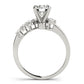 Bypass Peg Head Engagement Ring