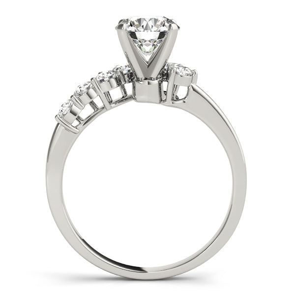 Bypass Peg Head Engagement Ring