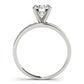 Single Row Channel Set Peg Head Engagement Ring