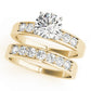 Prong In Channel Single Row Peg Head Engagement Ring