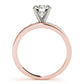 Prong In Channel Single Row Peg Head Engagement Ring
