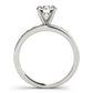 Prong In Channel Single Row Peg Head Engagement Ring