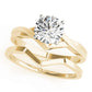 Twisted Shank Solitaire Engagement Ring
