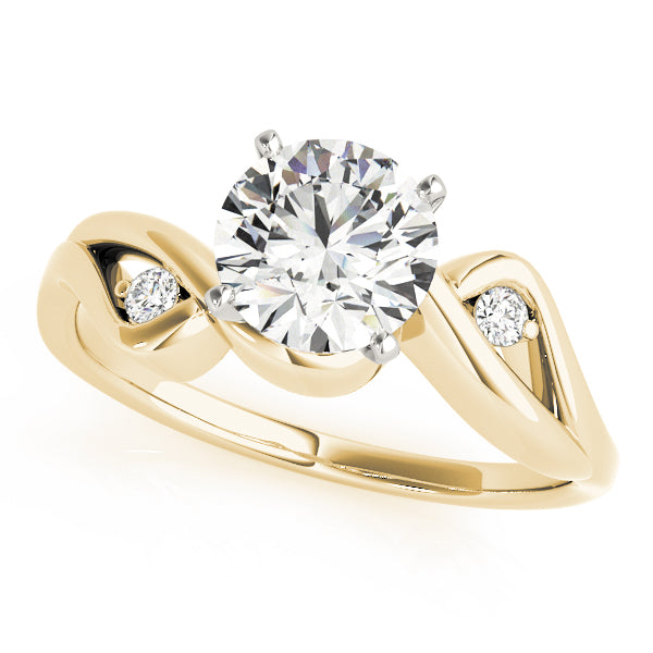Bypass Peg Head Engagement Ring