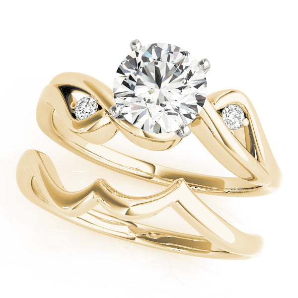Bypass Peg Head Engagement Ring