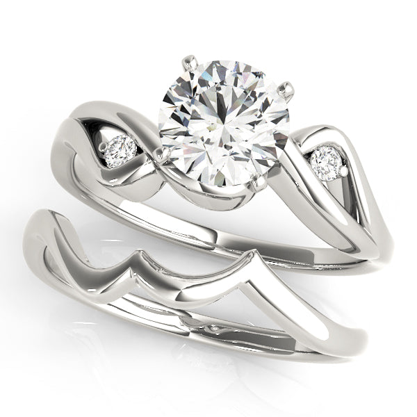 Bypass Peg Head Engagement Ring