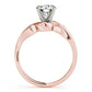 Bypass Peg Head Engagement Ring