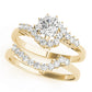 Bypass Halo Peg Head Engagement Ring
