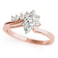 Bypass Peg Head Engagement Ring