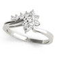 Bypass Peg Head Engagement Ring