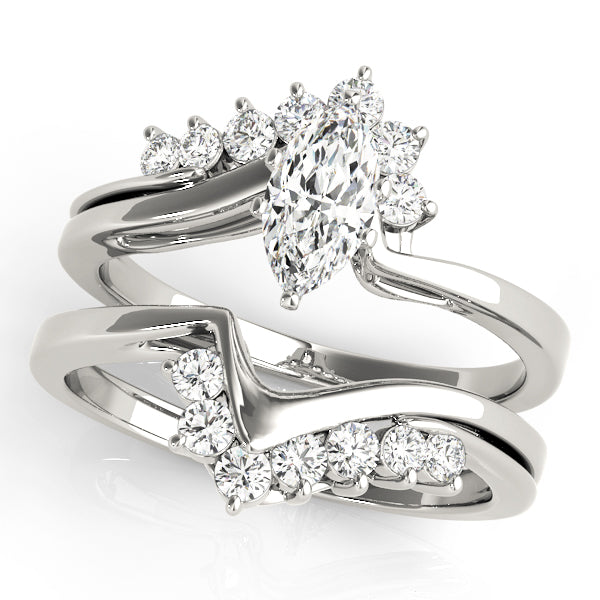 Bypass Peg Head Engagement Ring