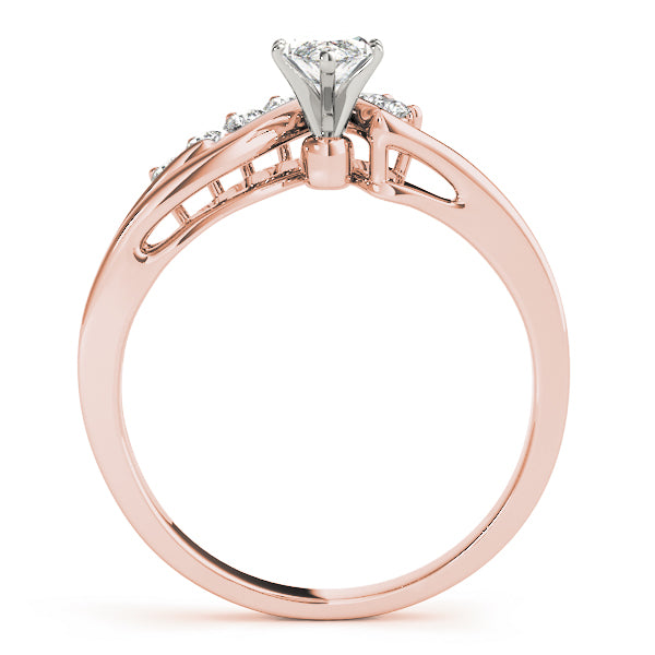 Bypass Peg Head Engagement Ring