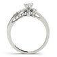 Bypass Peg Head Engagement Ring