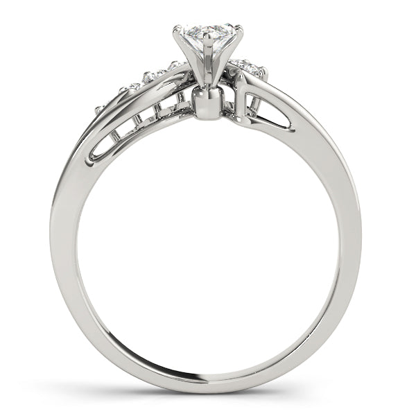 Bypass Peg Head Engagement Ring