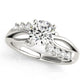 Bypass Peg Head Engagement Ring